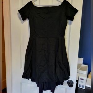 Black skater dress